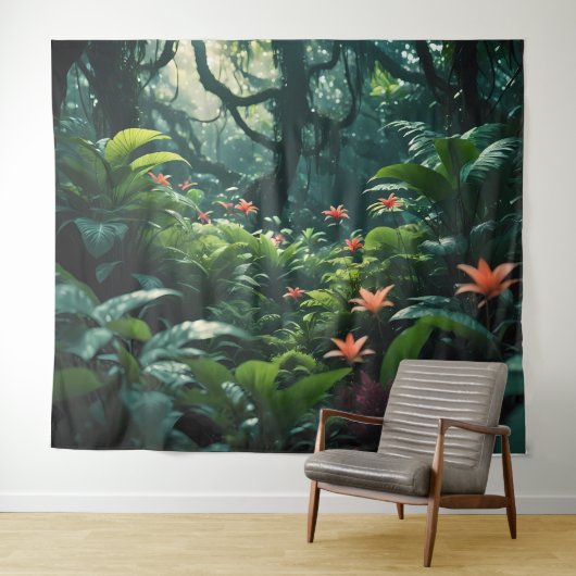 Tenture Forêt tropicale (En situation (horizontale))