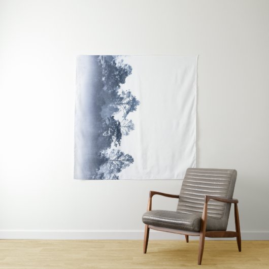 Tenture Forêt tropicale, silhouette brumeuse, Thaïlande (En situation (horizontale))