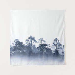 Tenture Forêt tropicale, silhouette brumeuse, Thaïlande