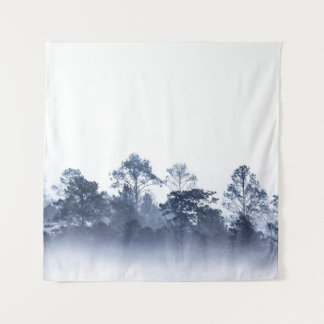 Tenture Forêt tropicale, silhouette brumeuse, Thaïlande