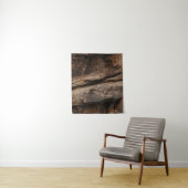 Tenture Formation de roches Brown et grises (En situation)