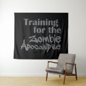 Tenture Formation Pour Zombie Apocalypse Drôle (En situation (horizontale))