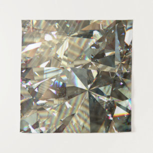 Tenture Formes diamant triangulaire : texture stratifiée.