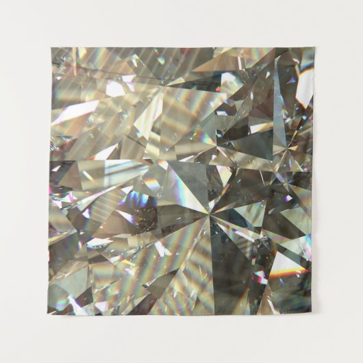 Tenture Formes diamant triangulaire : texture stratifiée. (Devant)