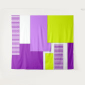 Tenture Formes géométriques en papier multicolore (Devant (Horizontal))