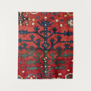 Tenture Formes géométriques rouges pures Persian III 