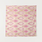 Tenture Formes rhombus rose géométrique sans coutures moti (Devant (Horizontal))