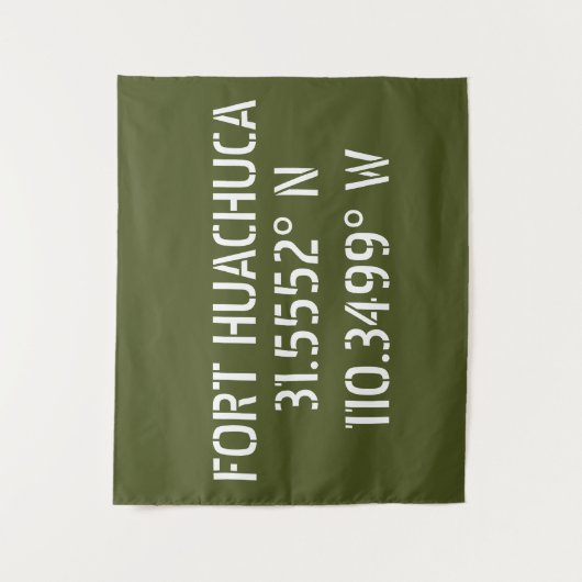 Tenture Fort Huachuca Latitude Longitude (Devant)
