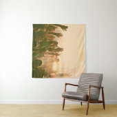 Tenture Foule au concert - retro style photoconcert, foule (En situation (horizontale))