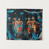 Tenture Four Space Dancers Art (Devant (Horizontal))