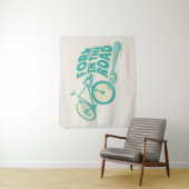 Tenture Fourche dans la rue Funny vélo (En situation)