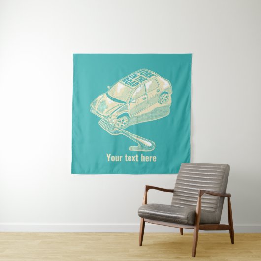 Tenture Fourche dans l'accident de la route (En situation)