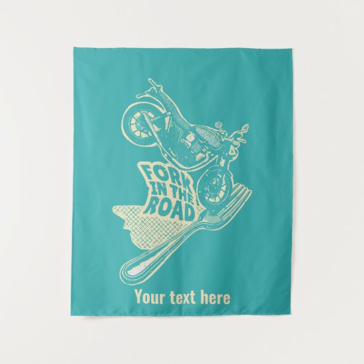 Tenture Fourche dans le crash de moto routier (Devant)