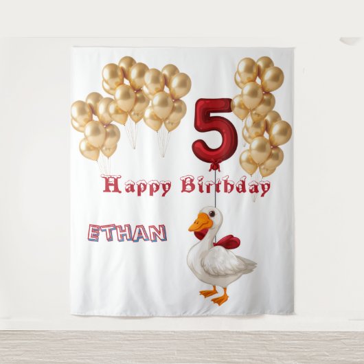 Tenture Fourth Birthday (Devant)