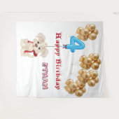 Tenture Fourth Birthday  (Devant (Horizontal))