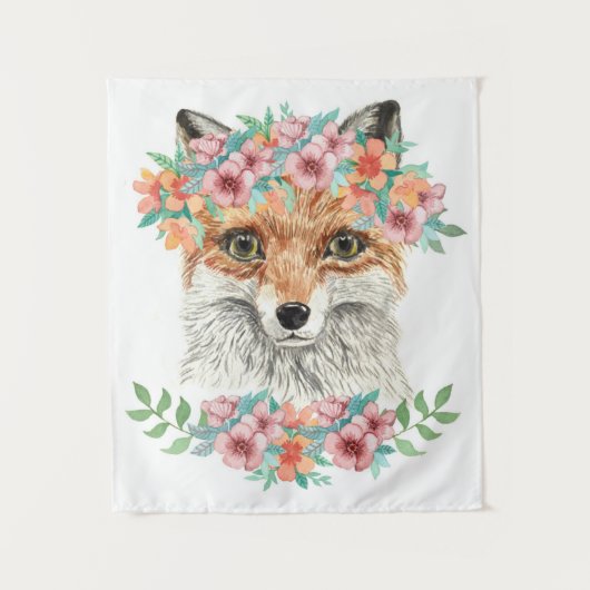 Tenture Fox floral (Devant)