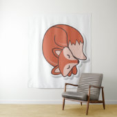 Tenture Fox Sleep (En situation)