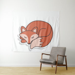 Tenture Fox Sleep