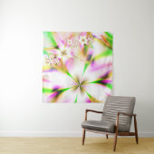 Tenture Fractal floral (En situation)