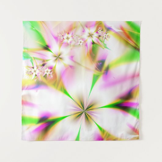 Tenture Fractal floral (Devant)