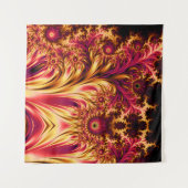 Tenture Fractales de feu vibrantes hypnotisantes cool déli (Devant (Horizontal))