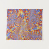 Tenture Fractures vibrantes Métissant Cool coloré Trippy (Devant (Horizontal))