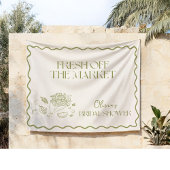 Tenture Fraîche hors Fête des mariées du marché, le marché