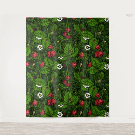 Tenture Fraises sauvages (Devant)