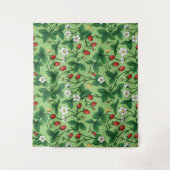 Tenture Fraises sauvages rouge/jaune/vert/ (Devant)