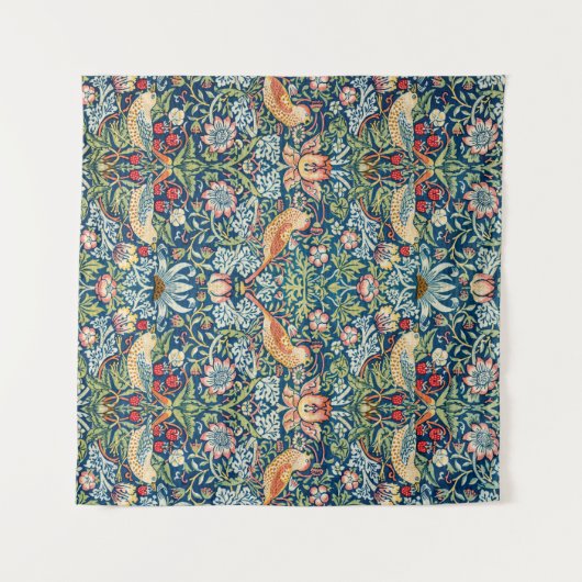 Tenture Frameur de fraises - Conception de William Morris (Devant (Horizontal))