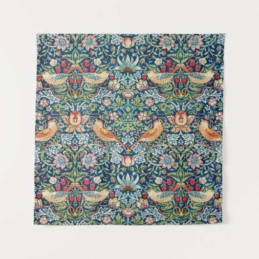 Tenture Frameur de fraises - Conception de William Morris (Devant)