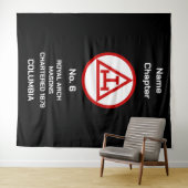 Tenture Franc-maçonnerie de l'Arc Royal (En situation (horizontale))