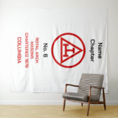 Tenture Franc-maçonnerie de l'Arc Royal (En situation (horizontale))