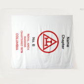 Tenture Franc-maçonnerie de l'Arc Royal (Devant (Horizontal))