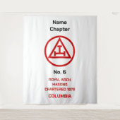 Tenture Franc-maçonnerie de l'Arc Royal (Devant)