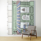 Tenture Français, Baby shower garçon Photobooooth fond d'é (En situation)