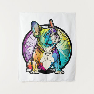 Tenture Français Chien Chien Chien Portrait animal Verre t