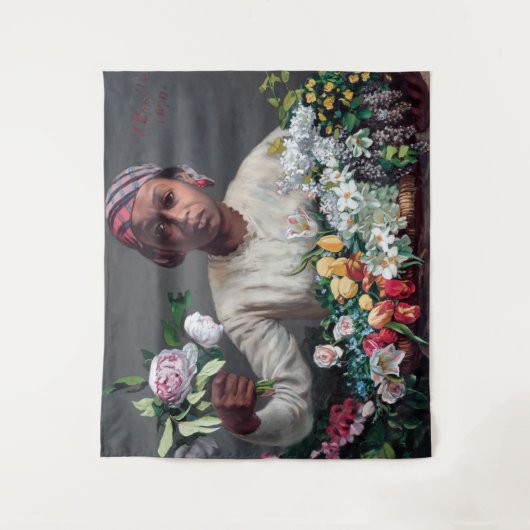 Tenture Frédéric Bazille - Jeune femme aux pivoines (Devant)