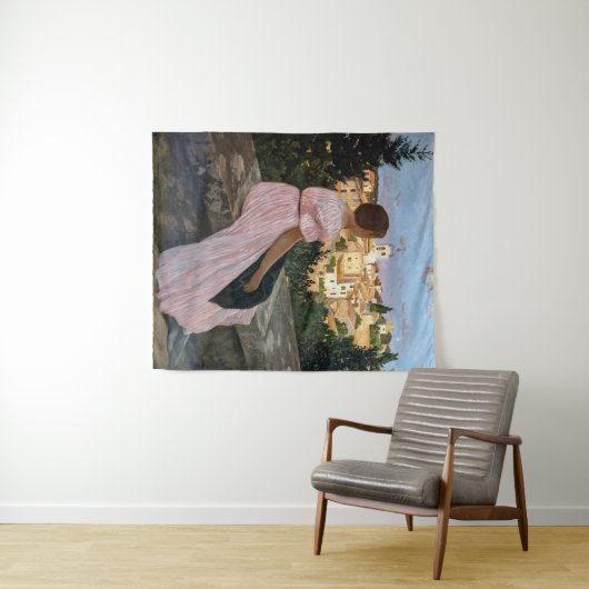 Tenture Frederic Bazille - La robe rose (En situation (horizontale))