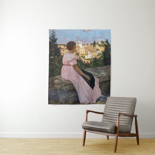 Tenture Frederic Bazille - La robe rose (En situation)