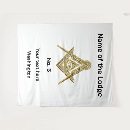 Tenture Freemasons Freemasons Masonic Lodge (Devant (Horizontal))