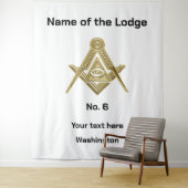 Tenture Freemasons Freemasons Masonic Lodge (En situation)