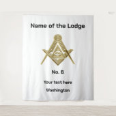 Tenture Freemasons Freemasons Masonic Lodge (Devant)