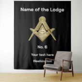 Tenture Freemasons Freemasons Masonic Lodge (En situation)