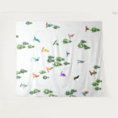 Tenture Freeride Snowboarder Illustration de snowboard (Devant (Horizontal))