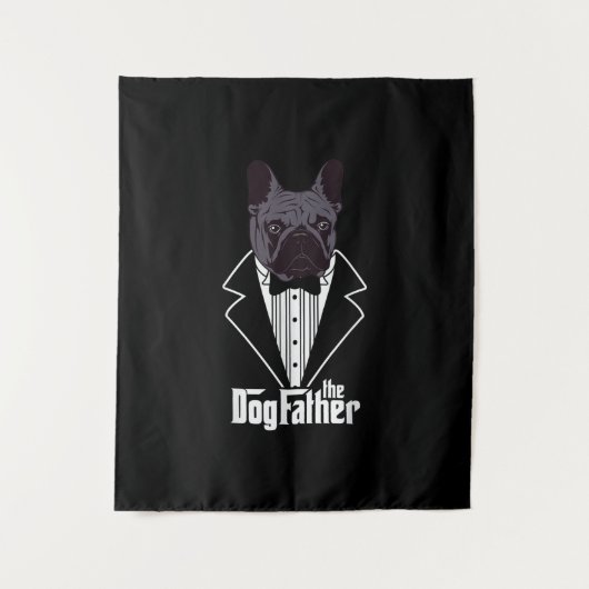 Tenture French Bulldog Papa Frenchie (Devant)