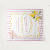 Tenture Freshly Graduated Lemon Graduation Decor (Devant (Horizontal))