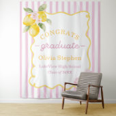 Tenture Freshly Graduated Lemon Graduation Decor (En situation)