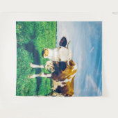 Tenture Fresque de la ferme de la côte sud| Mur (Devant (Horizontal))