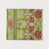 Tenture Frieze Bordure Art Nouveau Floral (Devant (Horizontal))